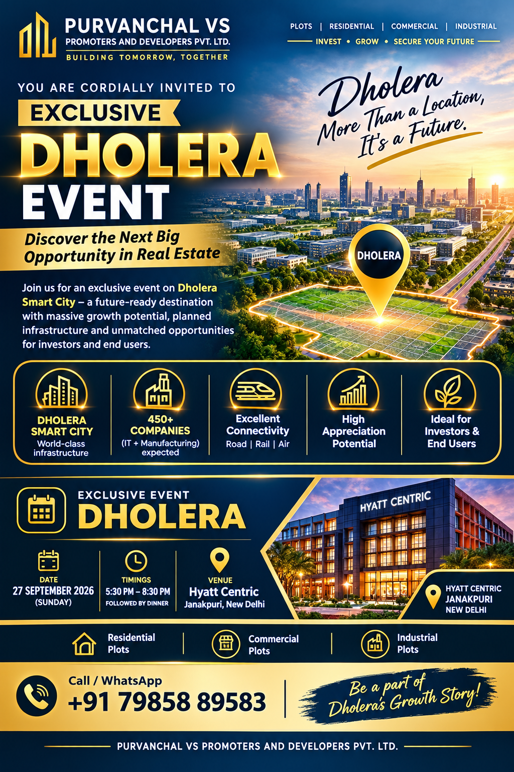 Invest in Dholera – Explore Real Estate Opportunities Starting at ₹15 Lakh Onwards