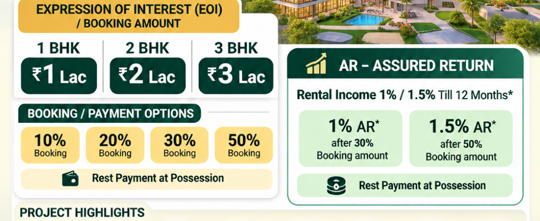 Embassy Autograph Greater Noida, Sector 10, β Pre-Launch Price | 1, 2 & 3 BHK Apartments